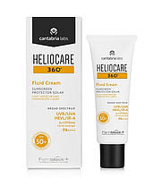 Сонцезахисний крем-флюїд для всіх типів шкіри SPF 50+ Heliocare 360 Fluid-Cream SPF 50+, 50 мл