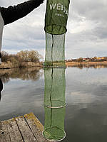 Садок рибальський weida 2 м , d=0.33 м, латексне покриття сітки ,добротний садок для хорошого