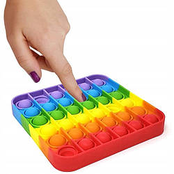 Іграшка-антистрес POP IT ANTYSTRESOWYCH PUSH BUBBLE POPIT Поп іт, pop it, сенсорна іграшка колір на вибір