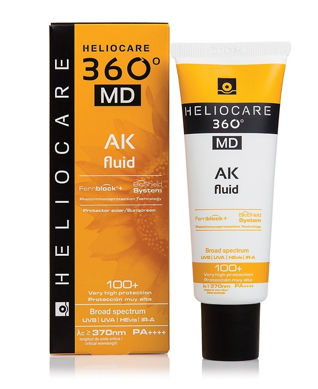 Солнцезащитный флюид AK с тотальной защитой SPF100+ Heliocare 360 MD AK Fluid SPF100+, 50 мл - фото 3 - id-p973647334