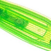 Скейт Пенні борд Penny Board світний прозорий з LED-підсвіткою 850 (зелений), фото 5