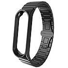 Ремінець Metal Armor Strap для Xiaomi Mi Band 5 Black, фото 4