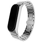 Ремінець Metal Armor Strap для Xiaomi Mi Band 5 Silver, фото 4