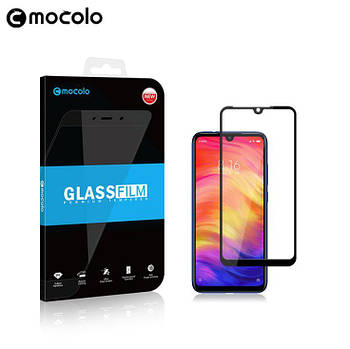 Скло Mocolo Full Glue для Xiaomi Redmi 9A / 9C з чорною рамкою Чорний