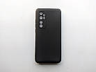 Силіконовий чохол Xiaomi Mi Note 10 Lite матовий Чорний, фото 4