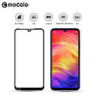 Скло Mocolo Full Glue для Xiaomi Redmi Note 9 / Redmi 10X 4G з чорною рамкою Чорний, фото 4