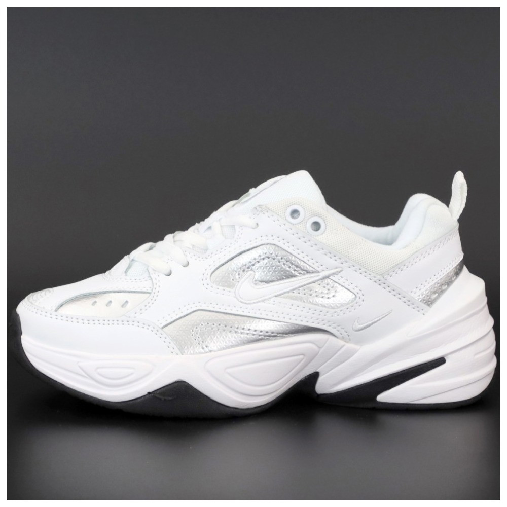 Чоловічі / жіночі кросівки Nike M2K Tekno, білі шкіряні кросівки найк м2к текно, фото 1