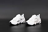 Чоловічі / жіночі кросівки Nike M2K Tekno, білі шкіряні кросівки найк м2к текно, фото 3