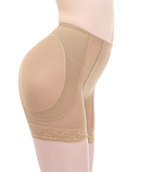 Повітропроникні труси пушап зі збільшенням стегон і підтягуванням живота бежеві, фото 6