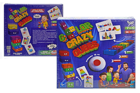 Развивающая настольная игра "Color Crazy Cubes" CCC-02-01U