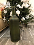 Ваза пляшка зелена SIA, фото 5