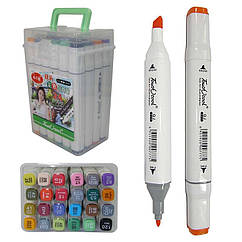 Скетч-маркери Marker 36 кольорів двосторонні (чотирьохгранні) 777-36