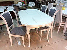 Стіл овальний розкладний Відень -3 Модуль Люкс., фото 2