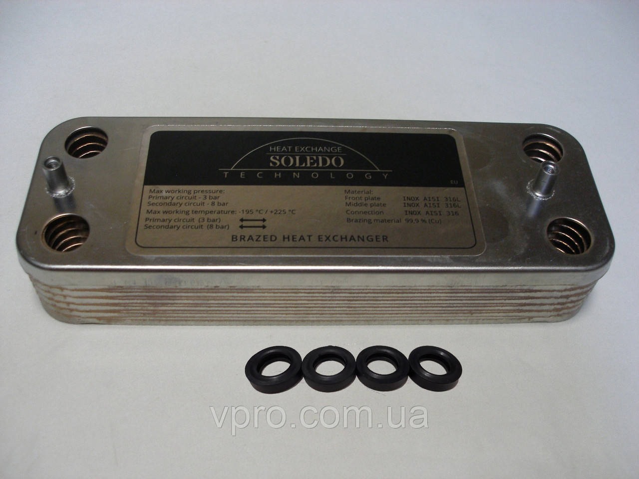 Теплообмінник ГВП Junkers Bosch Euroline ZW23-1KE/AE 12 пл. ART. 8705406287