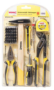 Набір шарнірно-губцевий інструменту 50 предметів WMC TOOLS 1050