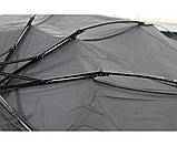 Чоловічий зонт сімейний 120см купол антиветер 10 спиць карбон чоловіча парасолька, фото 3