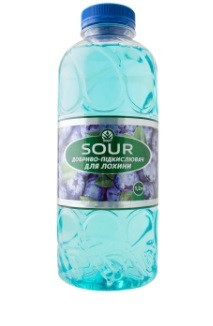 ROST SOUR добриво — підкислювач для лохини, чорниці та інших рослин кислих ґрунтів,1,2 л