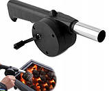 Ручний міні вентилятор для барбекю гриля мангалу, фото 2