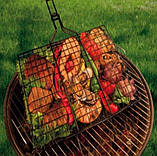 Решітка для гриля 25х25 з дерев'яною ручкою, фото 8