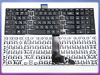 Клавиатура для Toshiba Satellite L850, L850D, L855, L870, L875, C850, C855, C870, C875 (RU Black с рамкой)