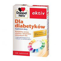 Doppelherz aktiv Dla diabetyków Витамины для диабетиков 30 таб Доставка из ЕС
