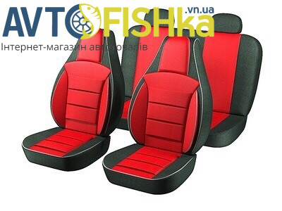 Чохли на сидіння PILOT Chevrolet Aveo Червоні