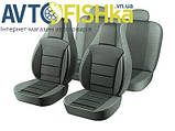 Чохли на сидіння PILOT ВАЗ 2107 Темно СІРНІ (Чорні), фото 2