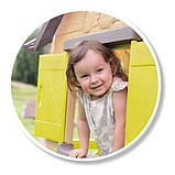 Ігровий дитячий будиночок Лісника з жалюзями пластиковий для дому або у двір, фото 4