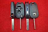 Ключ Honda civic cr-v, hr-v викидний ключ 2 кнопки Краєвид Rubin, фото 3