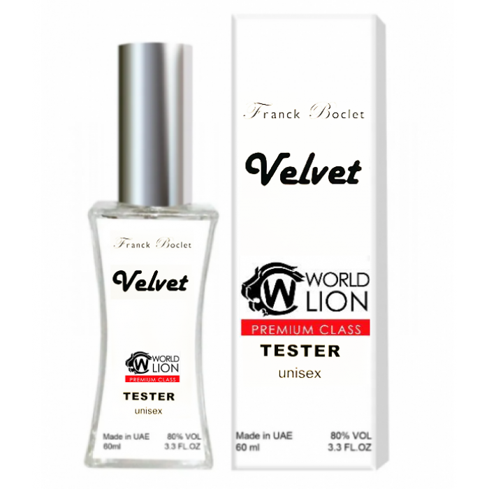 Тестер Premium Class Franck Boclet Velvet унісекс, 60 мл