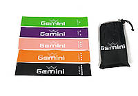 Резинки для фитнеса и йоги Gemini набор 5 шт