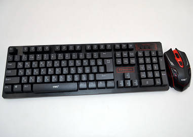Бездротова російська клавіатура і мишка HK6500