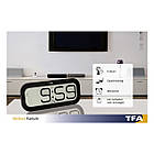 Цифровий Будильник TFA 60451401 BimBam, чорний, 258х30х212 мм, фото 3