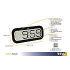 Цифровий Будильник TFA 60451401 BimBam, чорний, 258х30х212 мм, фото 4