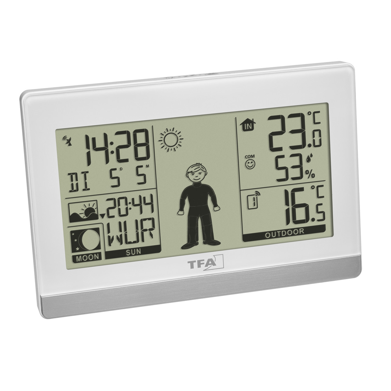 Метеостанція цифрова TFA 35115902 Weather Boy, білий, 145х39х97 мм, фото 1