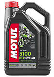 Олива моторна Motul 5100 4T 10W-40 для мотоциклів. 4L, фото 2