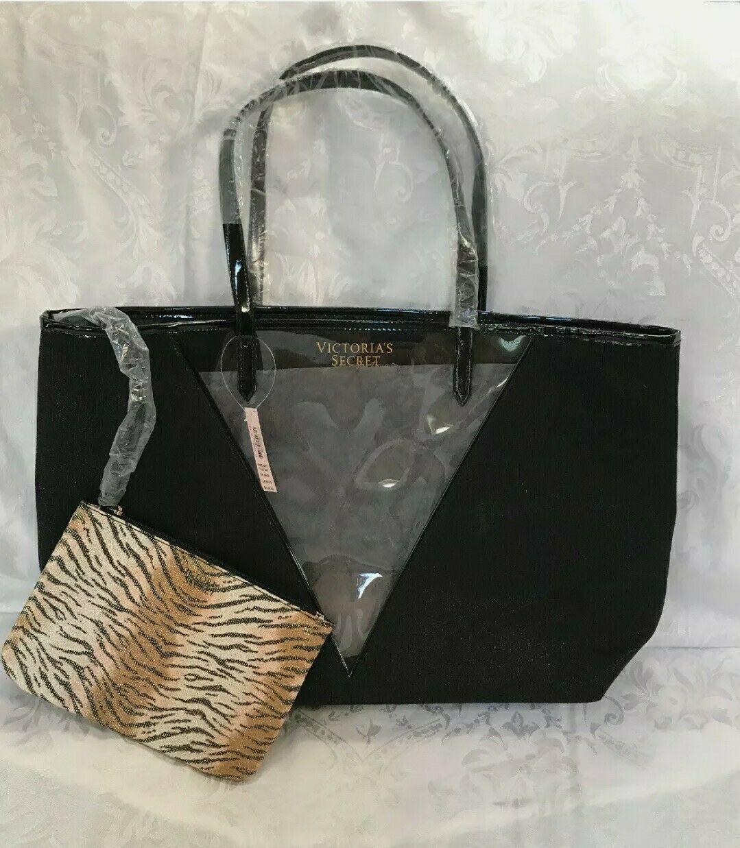 Сумка Victoria`s Secret Shimmer Tote с косметичкой Tiger Print (ID ...