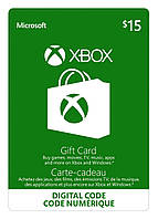 Подарочная карта Xbox Live / Gift Card пополнение бумажника счета своего аккаунта на сумму 15 usd US-регион