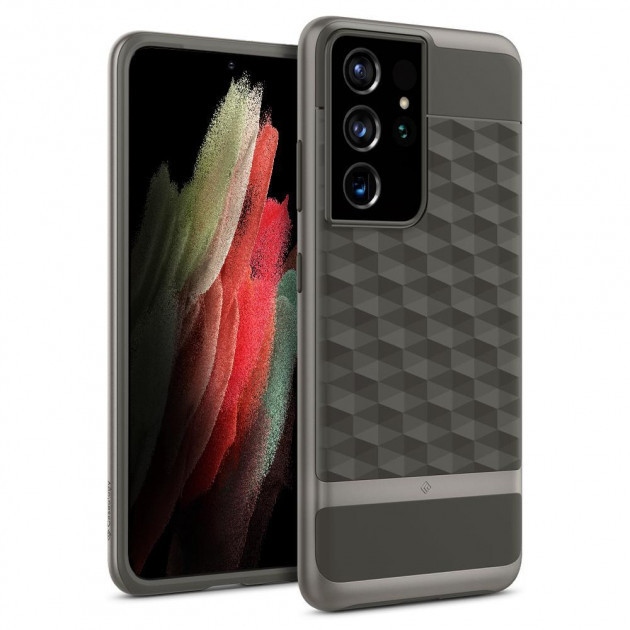 Чохол Caseology Parallax Ash Gray для Samsung Galaxy S21 Ultra ACS02369, фото 1