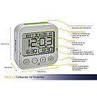 Цифровий Будильник TFA 60255002 BINGO 2.0 з термометром, білий, 95x41x96 мм, фото 2