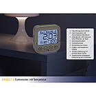 Цифровий Будильник TFA 60255002 BINGO 2.0 з термометром, білий, 95x41x96 мм, фото 4