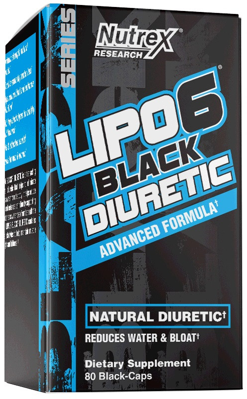 Диуретик Nutrex Research - Lipo-6 Black Diuretic (80 капсул)