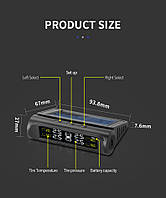 Бездротовий прилад контролю тиску і температури в шинах автомобіля універсальний 4Т.