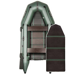 Надувний човен ПВХ BARK BT-310D з настилом слань-книжка, пересувні сидіння. Купити Барк ВТ-310 під мотор