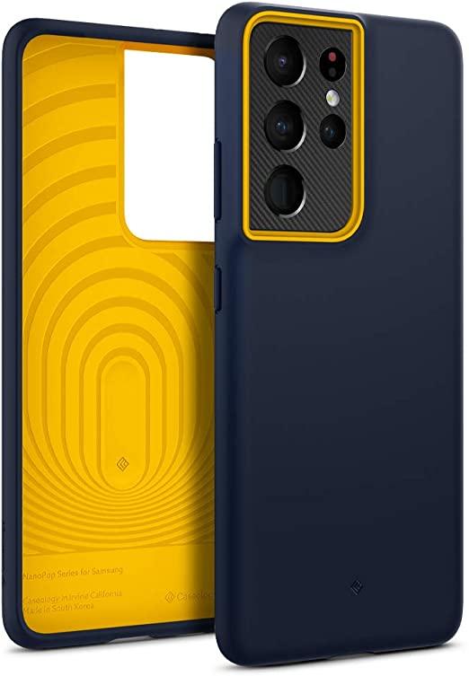 Чохол Caseology Nano Pop Blueberry Navy для Samsung Galaxy S21 Ultra ACS02518, фото 1