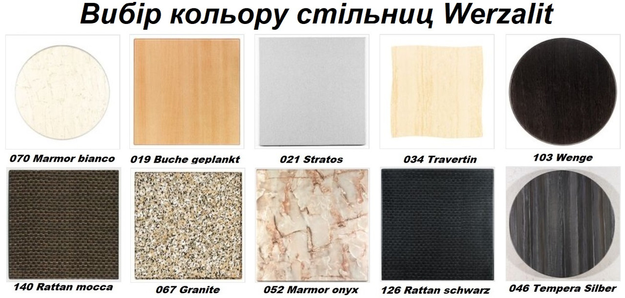 Столешница Werzalit Вулкан-132 круглая D60 (Sill bud-ТМ) - фото 3 - id-p919867370