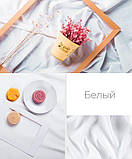 Студійний фон для фото (Білий тканинний 2.0 м.×3.0 м.), фото 3