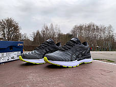 Чоловічі спортивні кросівки Asics Gel-Nimbus 22 Grey Lime сірі з салатовим, фото 2