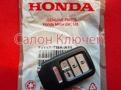 72147TBAA1 Ключ HONDA Civic 2016-2020 (ORIGINAL) 72147-TBA-A1 KR5V2X V41 A2C92005700