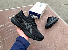 Чоловічі спортивні кросівки Asics Gel-Nimbus 22 Full Black чорні, фото 4